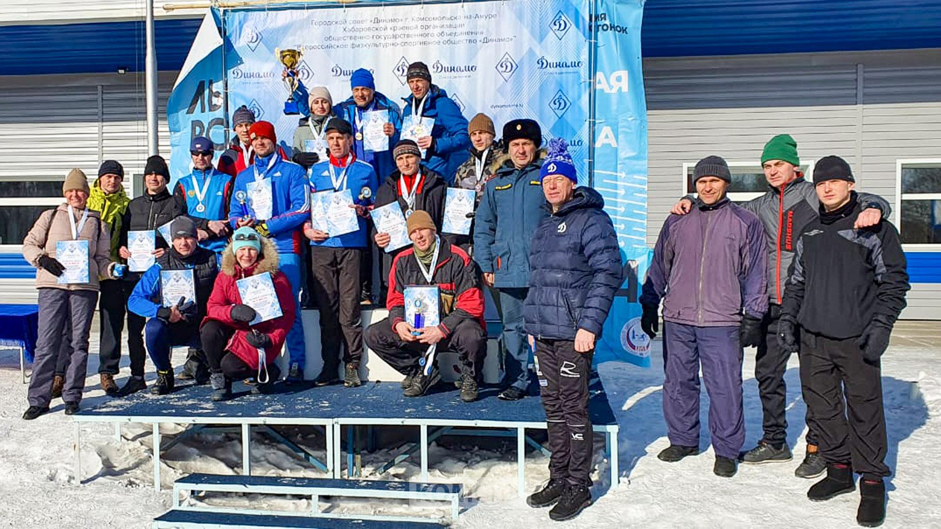 Пожарные показали лучшие результаты на лыжной спартакиаде «Динамо»