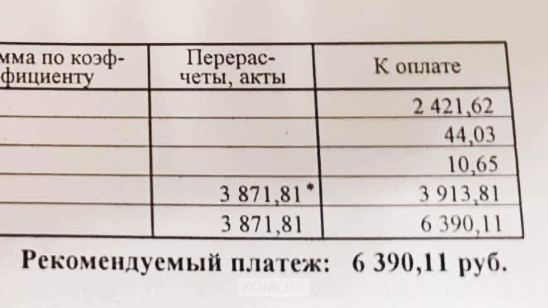 Жителям Комсомольска попытаются объяснить суммы перерасчёта за содержание общедомового имущества