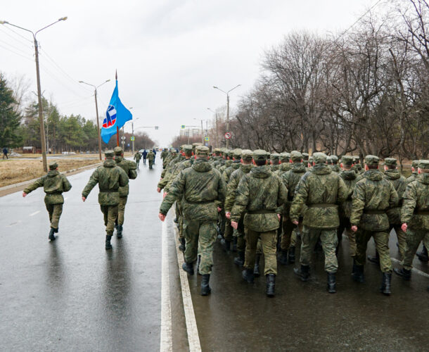 Марш Победы отрепетировали на Дзержинского