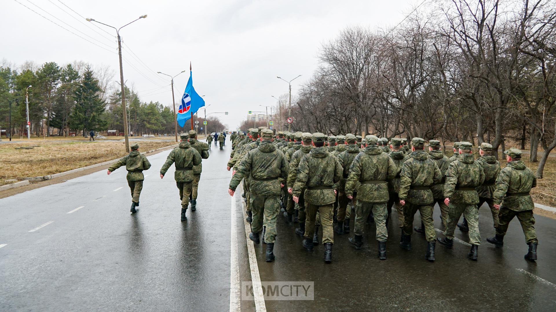 Марш Победы отрепетировали на Дзержинского