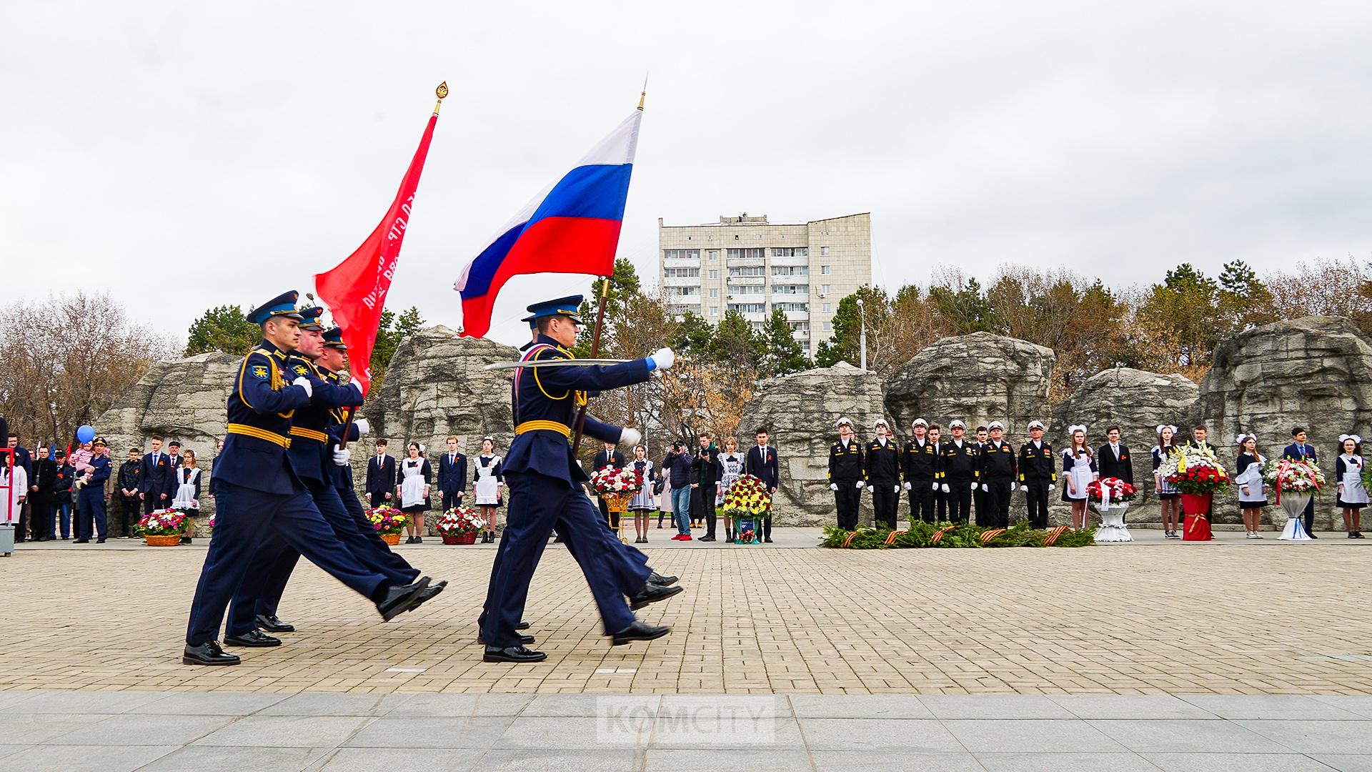 Митинг в честь 9 Мая прошёл на Мемориале