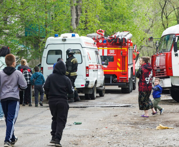 На Вокзальной мужчину спасли из пожара