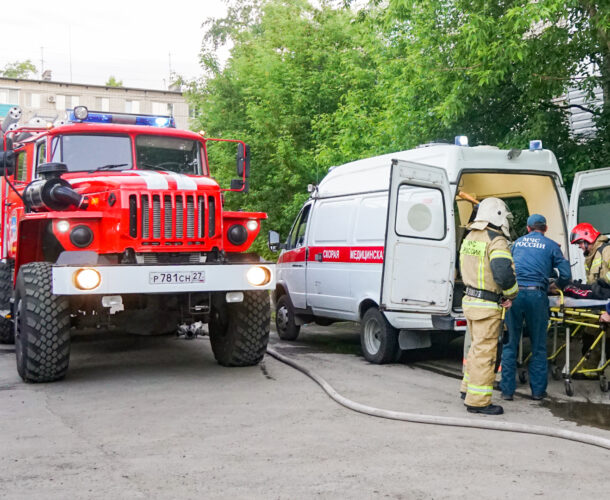 В пожаре на Интернациональном пострадал мужчина