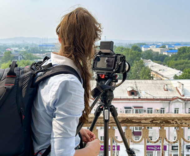 Съёмочная группа из Владикавказа провела съёмки в Комсомольске для документального фильма о хетагуровках