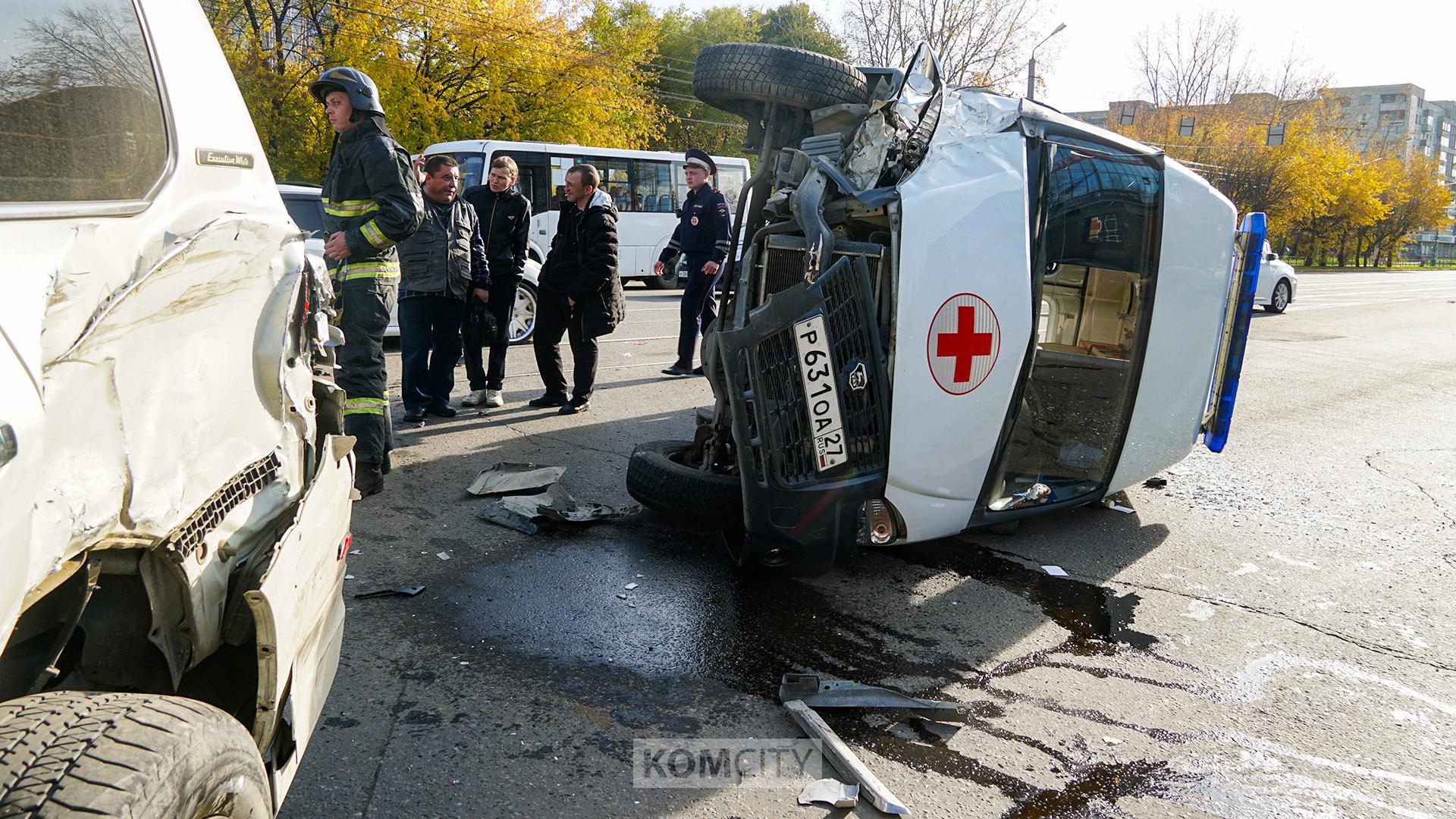 Бабушка, которую перевозила опрокинувшаяся на Ленина «скорая», скончалась в больнице