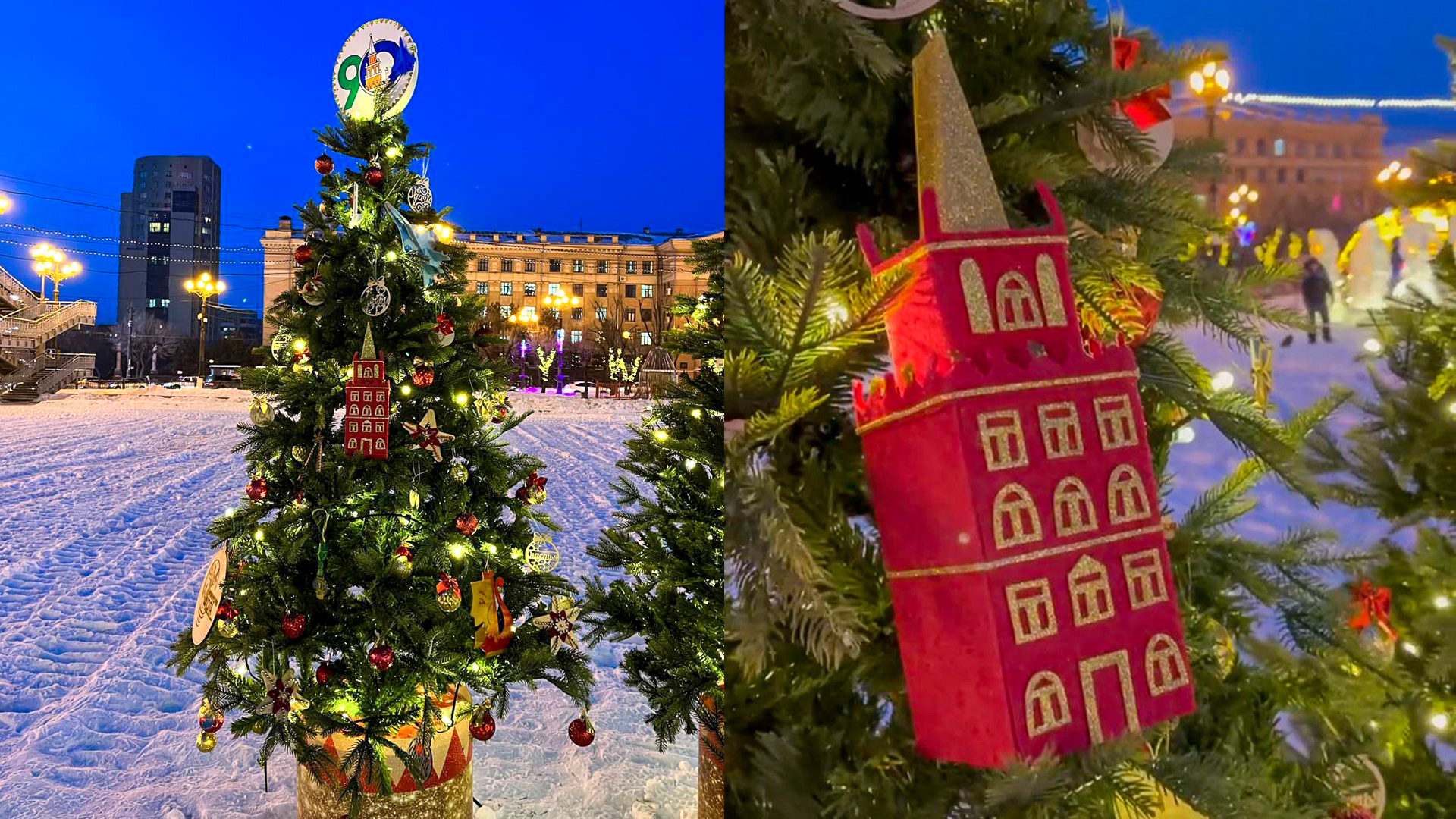 Комсомольчане смогут украсить сделанными своими руками игрушками новогоднюю ёлку на главной площади Хабаровска 