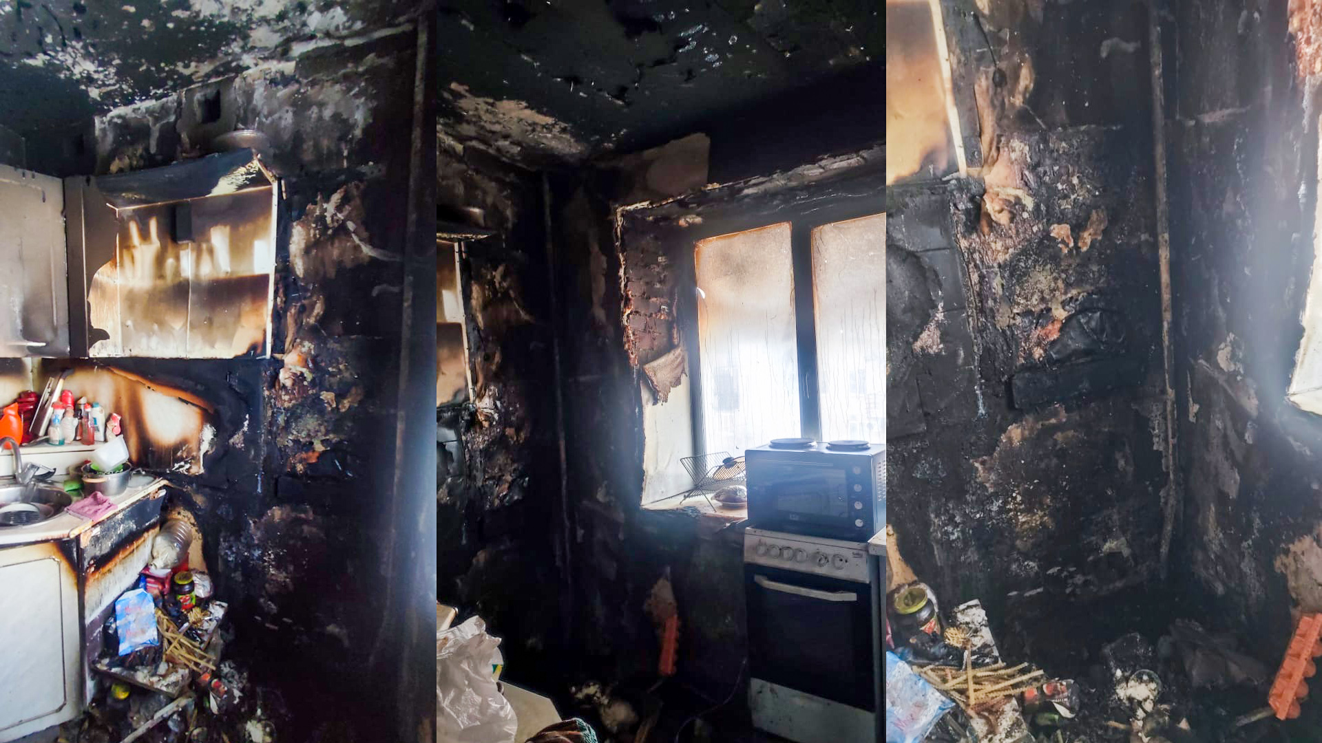 70-летней бабушке, чья квартира серьёзно пострадала от огня, требуется помощь