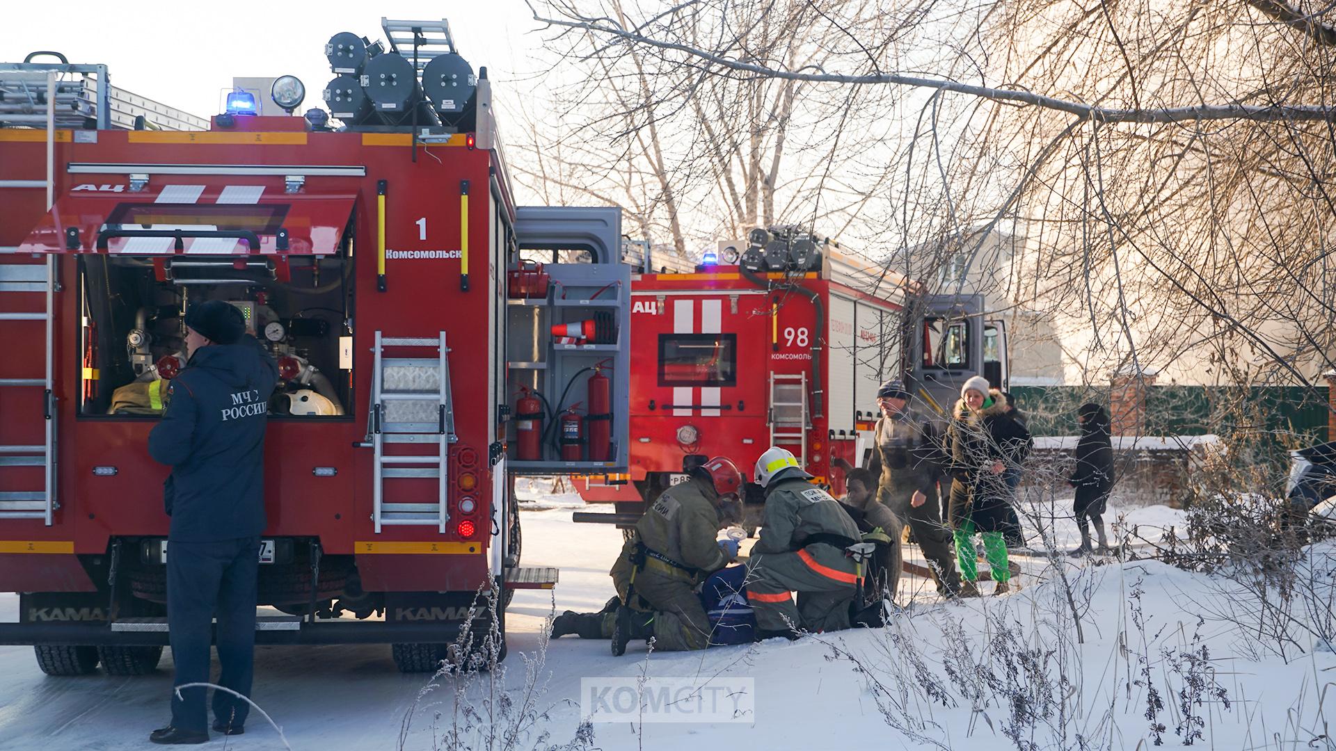 В пожаре на Милках пострадал ребёнок