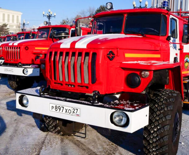 Новые пожарные автомобили приедут в Комсомольск и Новый Мир