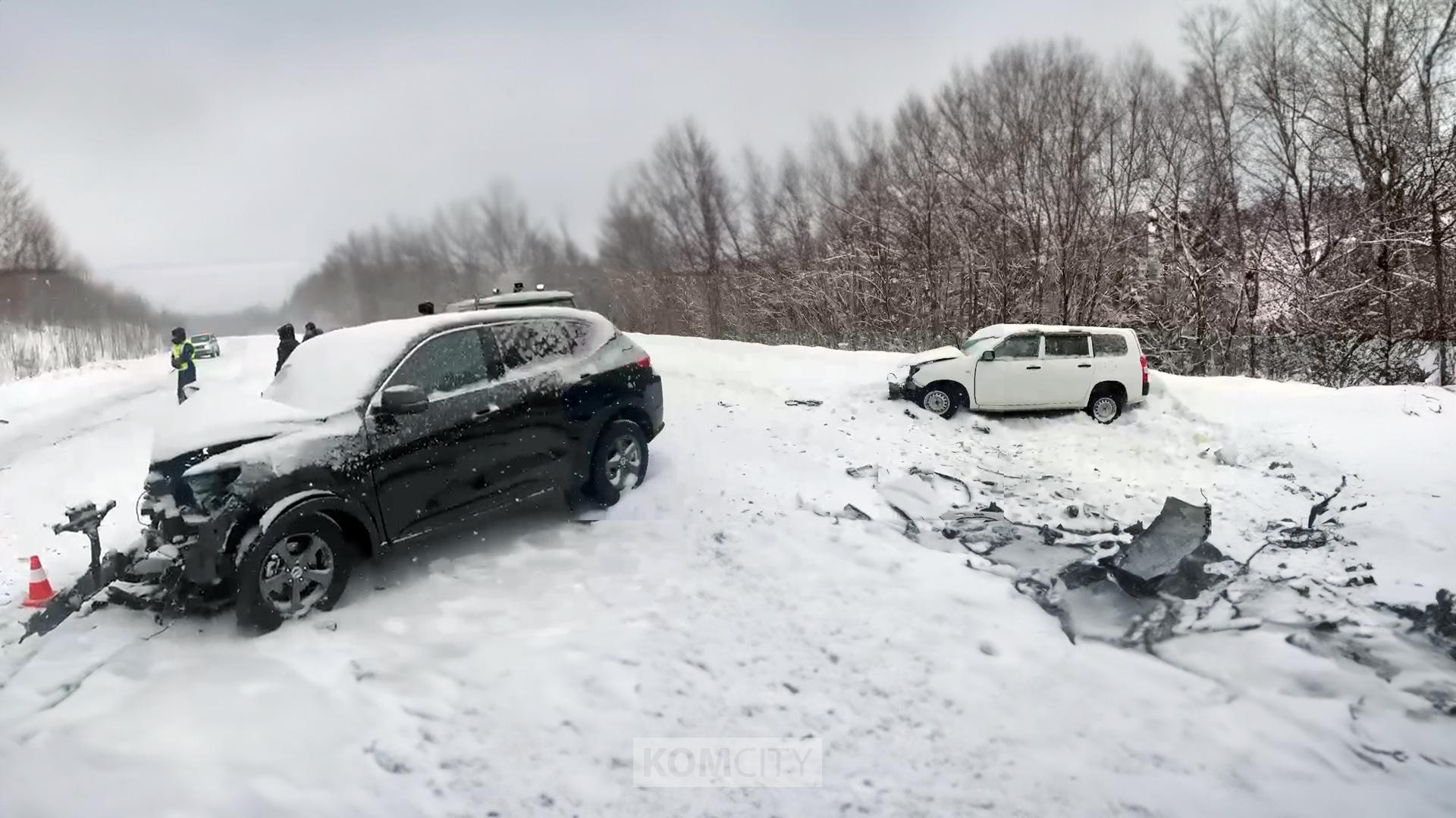 Три человека погибли в аварии в Нанайском районе