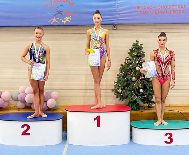 Комсомольчанки стали призёрами краевого чемпионата по художественной гимнастике