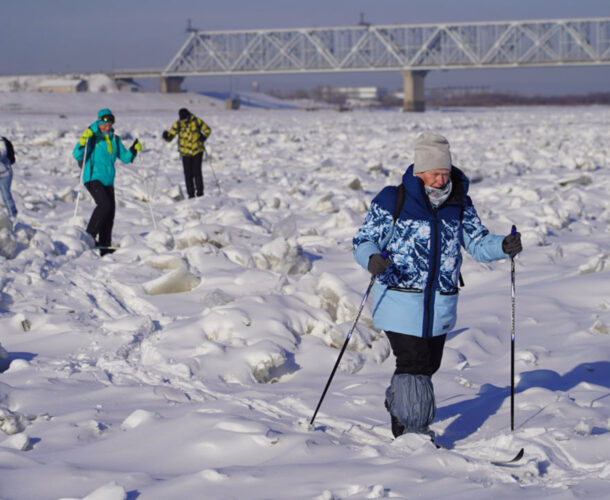 80 человек приняли участие в лыжном переходе от Нового Мира до Верхней Экони