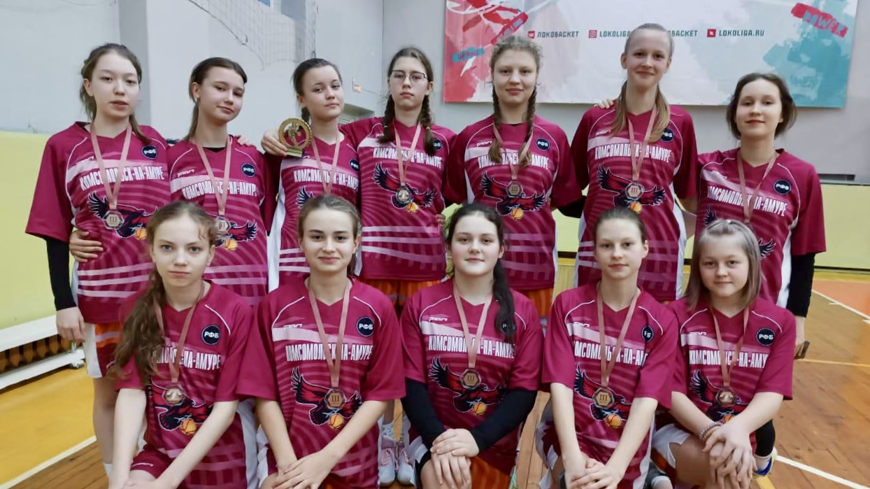 Баскетболистки из Комсомольска заняли третье место на Кубке Сибири и Дальнего Востока
