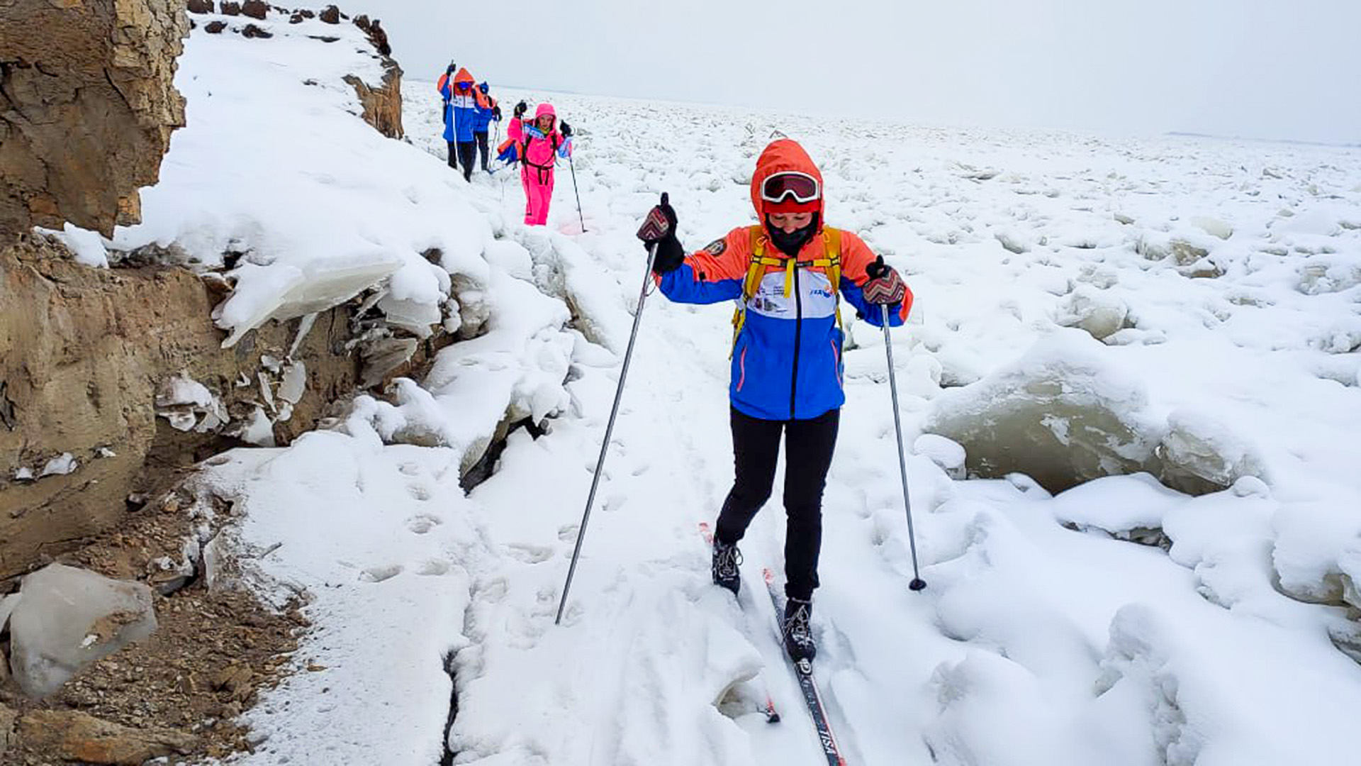 250 километров преодолели участники лыжного перехода «Лёд и пламя»