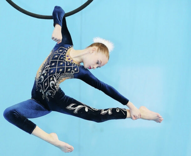 Комсомольчанки стали чемпионками дальневосточных соревнований по воздушной гимнастике