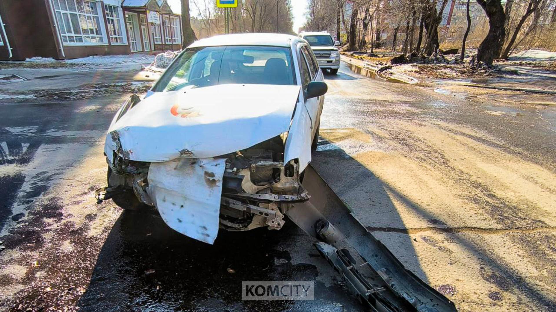 Два человека пострадали в тройном столкновении на Пионерской — Красноармейской