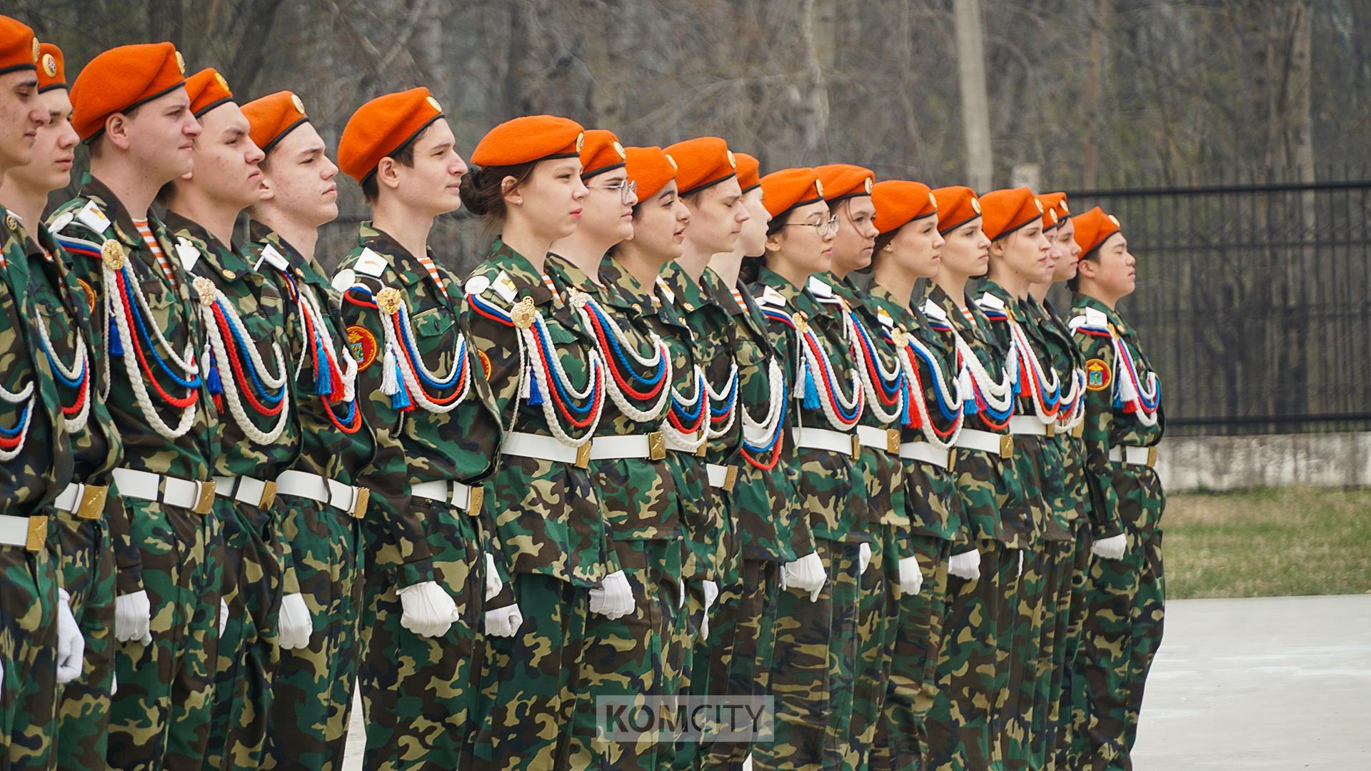 34-я школа одержала победу на городском смотре строя и песни среди кадетских классов