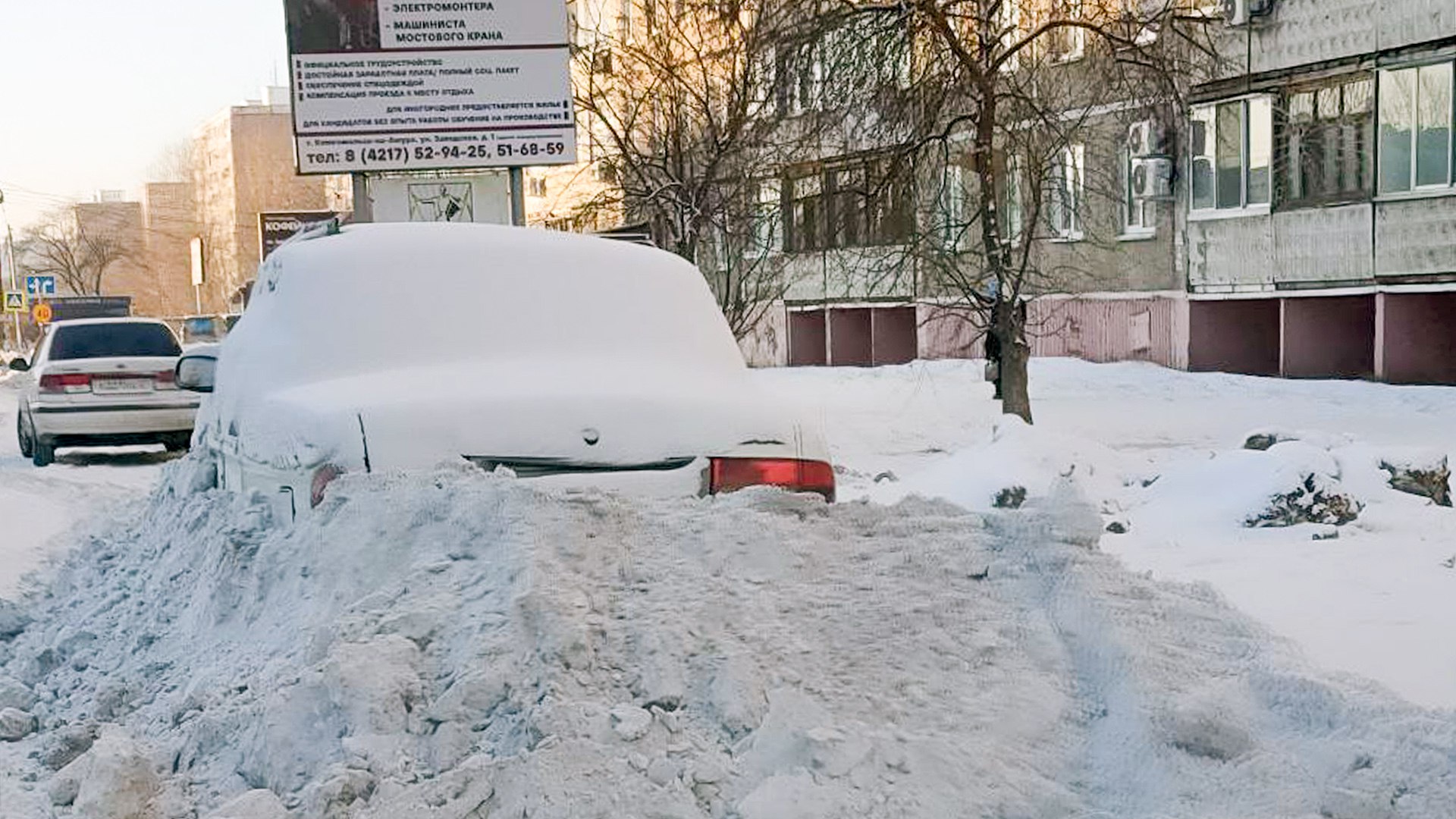 С улиц Комсомольске начнут убирать бесхозный автохлам