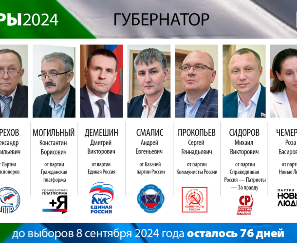 Уже девять партий из 25 возможных выдвинули кандидатов на пост губернатора Хабаровского края