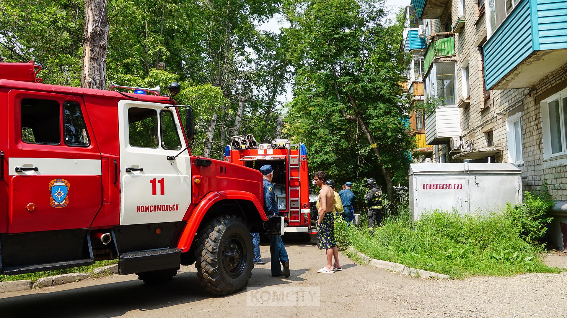 Из пожара на Братском спасли женщину-инвалида 