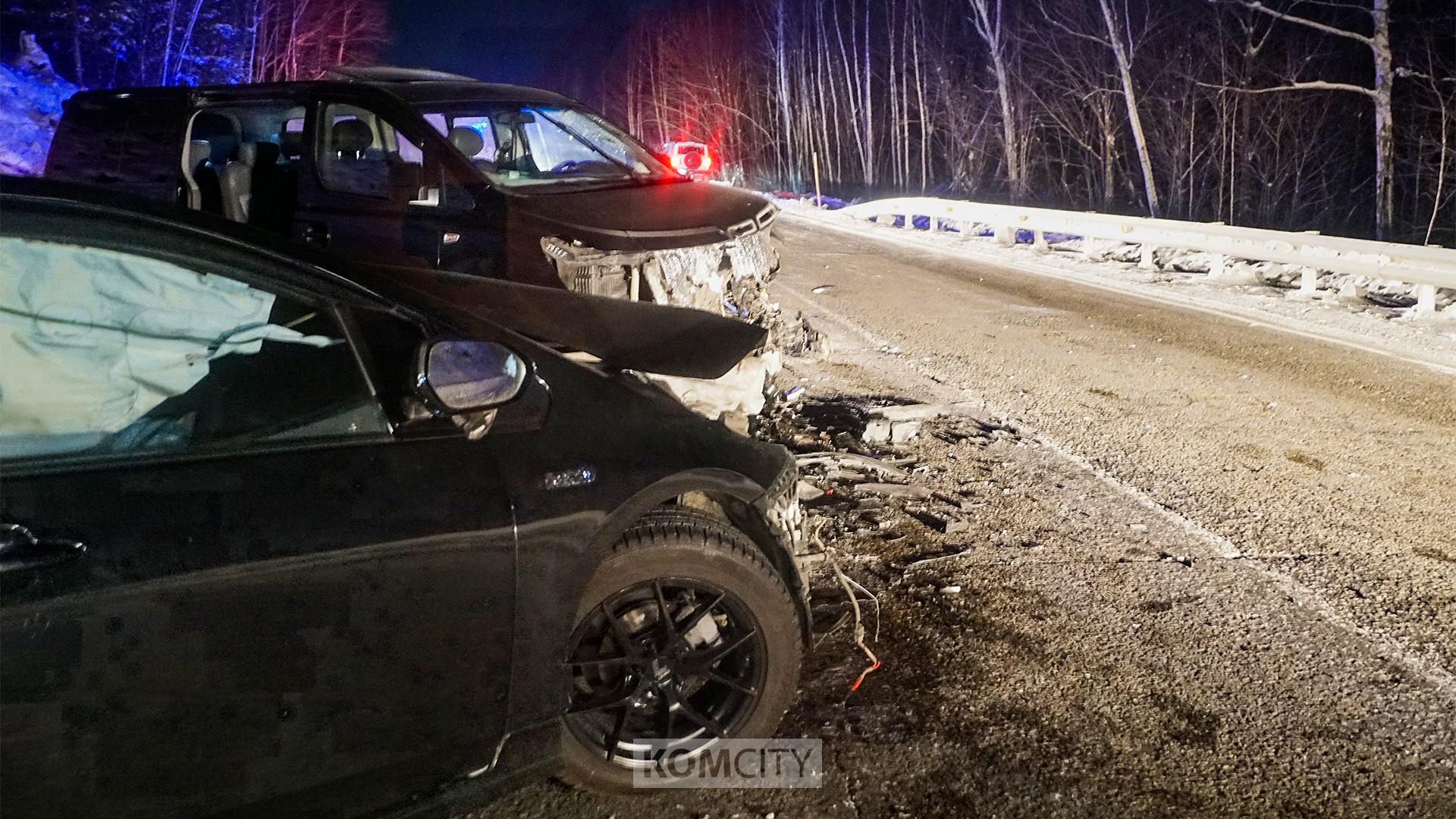 Семь человек пострадали в аварии на трассе Комсомольск — Хабаровск