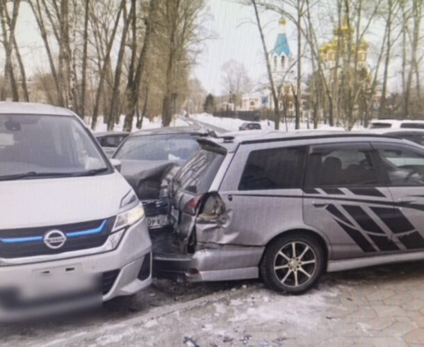 В массовом ДТП на Советской — Амурской пострадали два человека