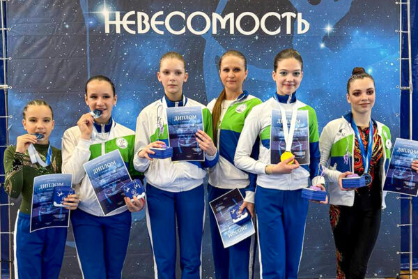 Воздушные гимнастки из Комсомольска отличились на дальневосточных соревнованиях