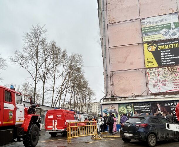 На пожаре в ТЦ «Платинум» обошлось без пострадавших