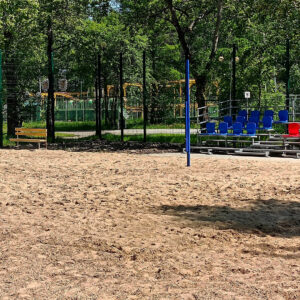 Новую площадку для пляжного волейбола открыли в парке Гагарина