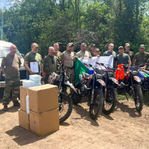 Мотоциклы, квадроциклы и квадрокоптеры получили от земляков комсомольчане, находящиеся в зоне СВО