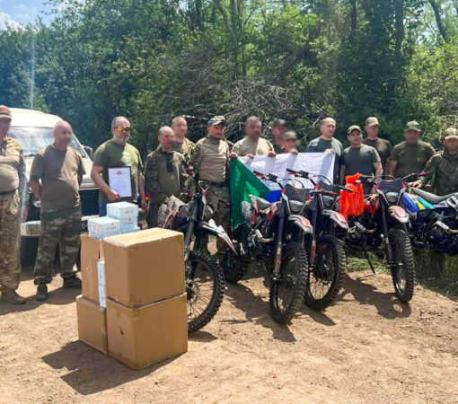 Мотоциклы, квадроциклы и квадрокоптеры получили от земляков комсомольчане, находящиеся в зоне СВО