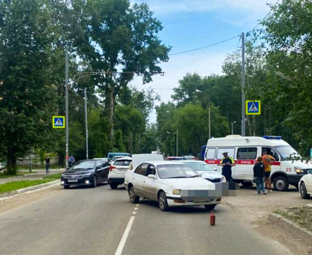 На Чапаева сбили девочку, внезапно выбежавшую на дорогу