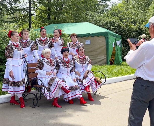 Третий казачий фестиваль прошёл в парке Гагарина