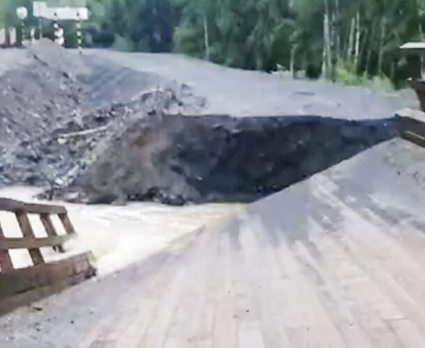 Трасса Селихино — Николаевск закрыта, там разрушило очередной мост 