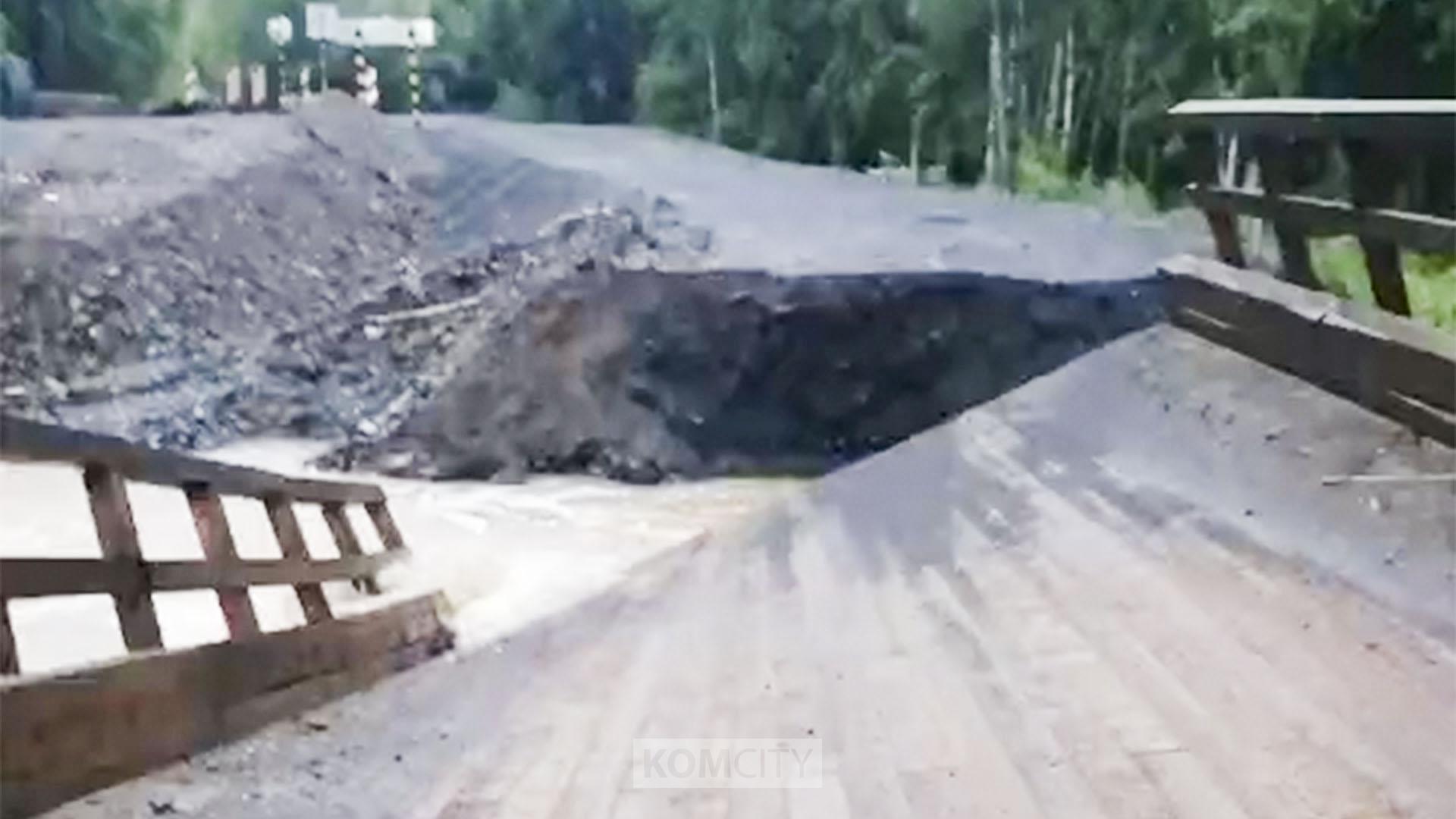 Трасса Селихино — Николаевск закрыта, там разрушило очередной мост 