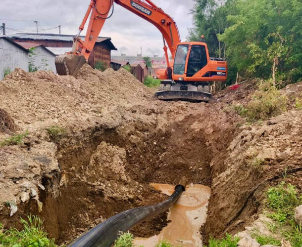 Водопровод к «площадке» и Радиоцентру начали ремонтировать только после вмешательства прокуратуры