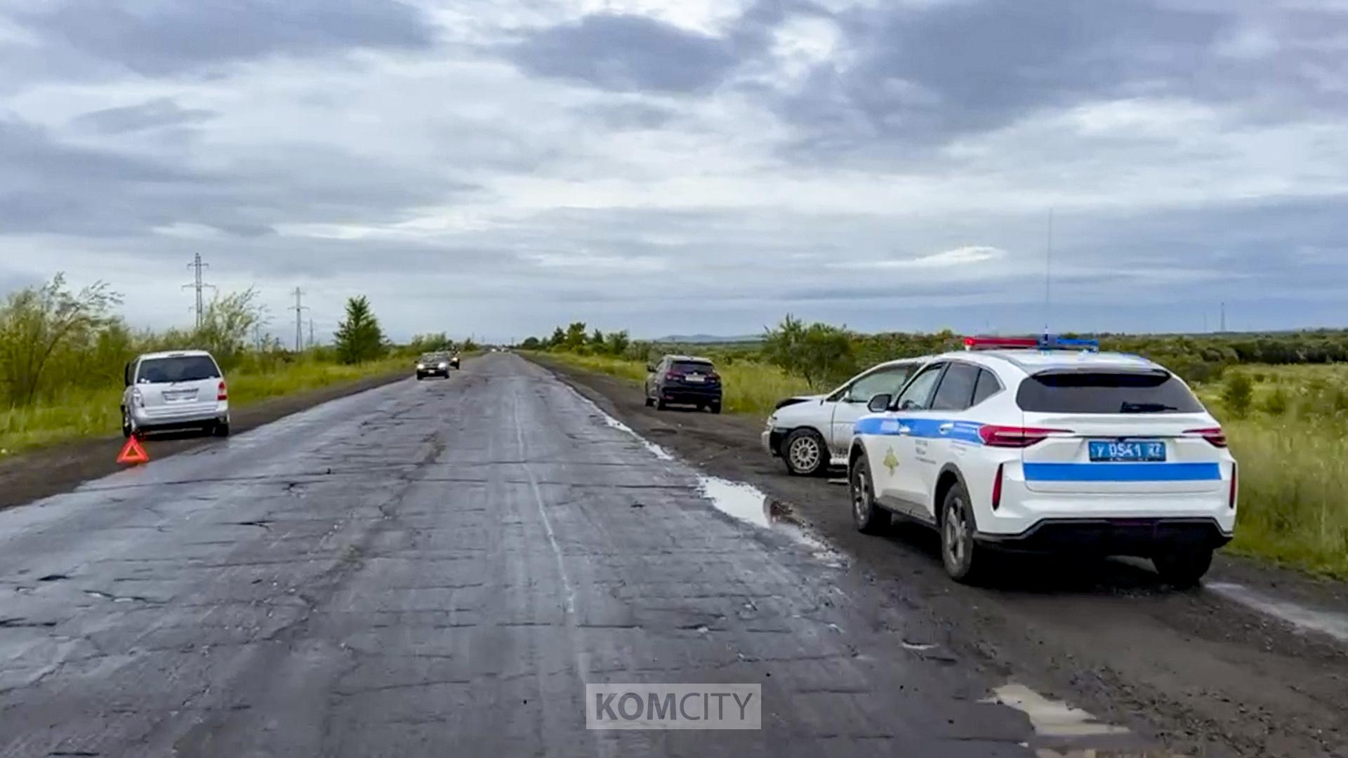 В столкновении на Амурском шоссе пострадал невиновный водитель