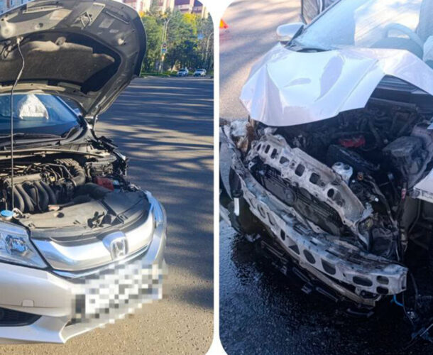 Проезд на красный спровоцировал аварию с пострадавшим на Аллее Труда