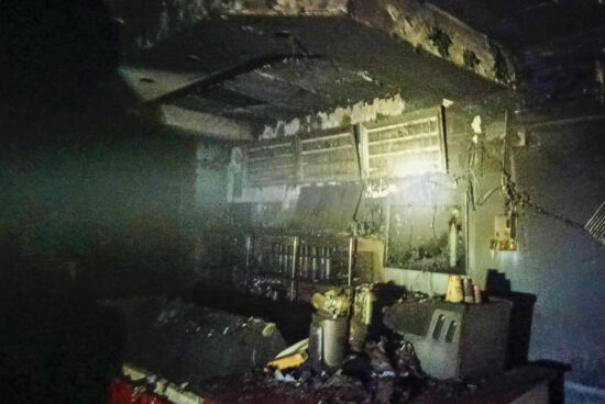 Стали известны подробности ночного пожара в «Красном»
