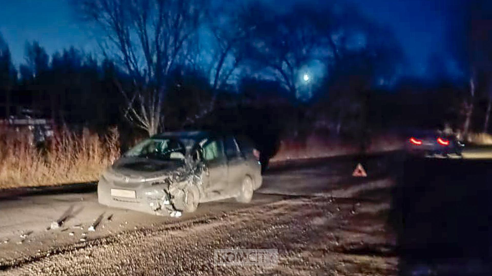 В столкновении на Урожайной пострадал пассажир