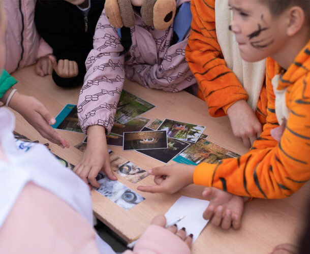 Школьники отпраздновали День тигра на городском фестивале