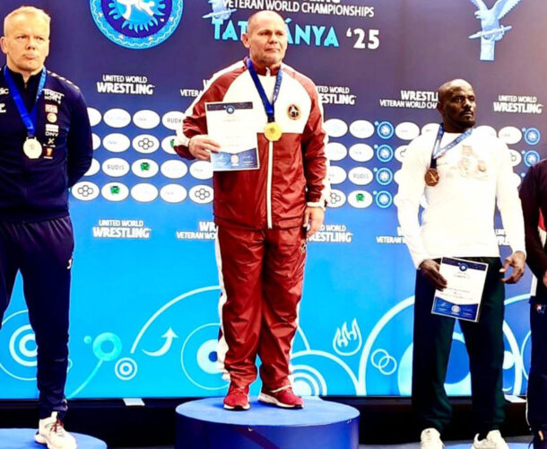 Комсомольчанин Василий Ювкин стал двукратным чемпионом мира по борьбе