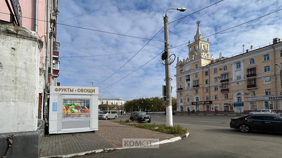 Единые формы, цвета и шрифты для киосков определили в Комсомольске