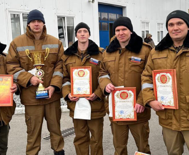 Огнеборцы 7-й пожарной части выиграли краевые соревнования на звание лучшего звена ГДЗС