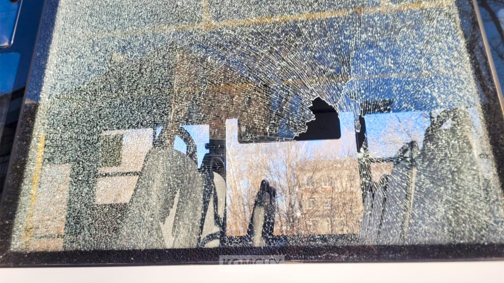 Войну автобусам объявили на Дзёмгах — пострадали уже три автобуса разных перевозчиков