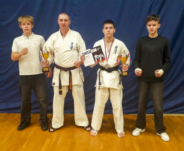 Две «бронзы» выиграли комсомольские каратисты на Кубке России по киокушинкай