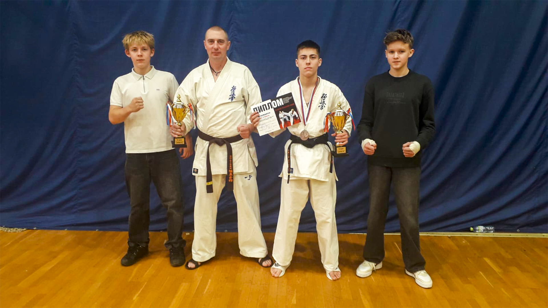 Две «бронзы» выиграли комсомольские каратисты на Кубке России по киокушинкай