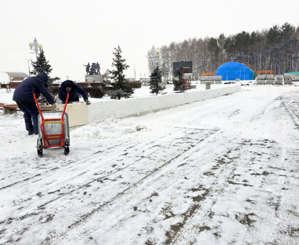 На Набережной снова зальют каток