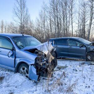 Водитель, спровоцировавший лобовое на Хумминском, скрылся с места ДТП