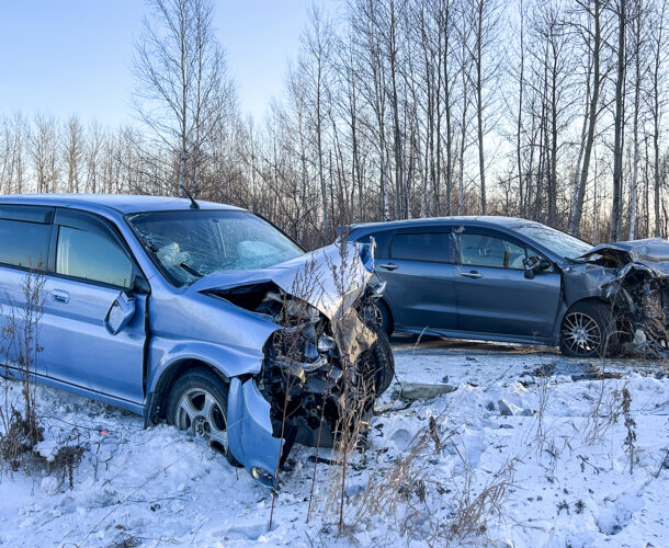 Водитель, спровоцировавший лобовое на Хумминском, скрылся с места ДТП